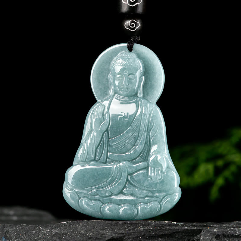 Jade Anhänger Buddha Ruhe Natur