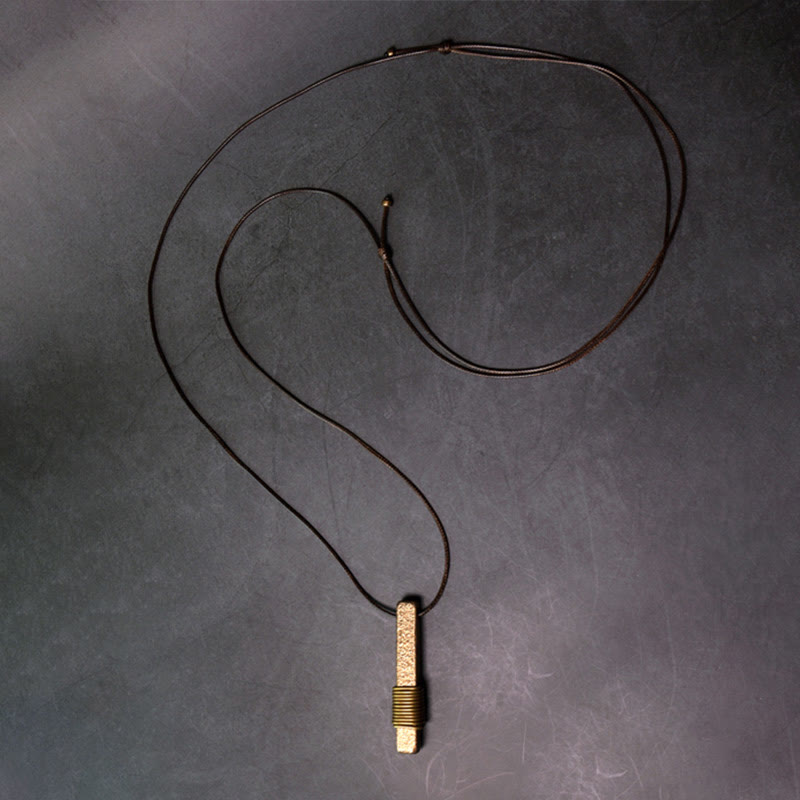 Anhänger, Kette, Kupfer, Leder, Wohlstand