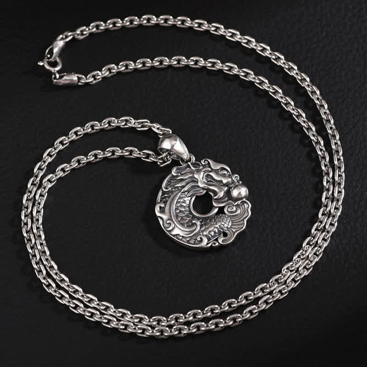 Silber Drachen Kette Vollständig Schmuck