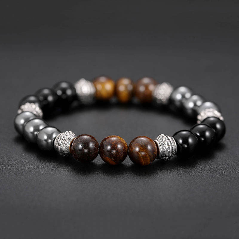 Armband Tigerauge Hämatit Glück Heilung