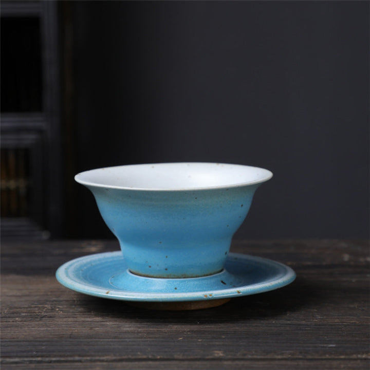 Teetassen Sets Planet Design Keramik Untertasse Uranus 160ml