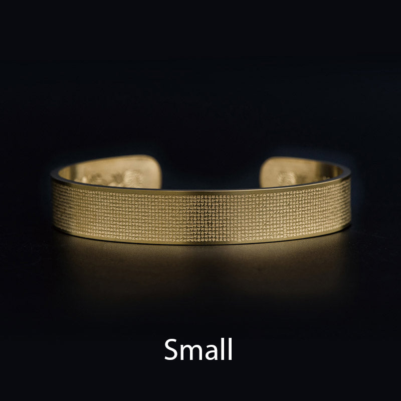 Armband Shurangama Mantra Gravierung Titanstahl – Segen