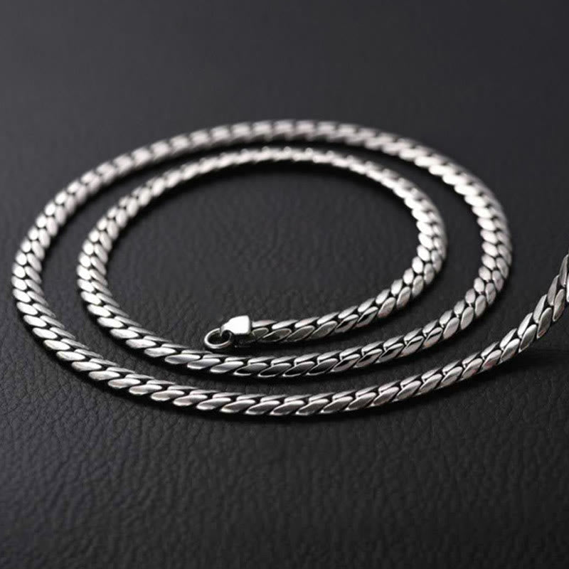 Silbernes Armband Kupfer – Stärke Energie glänzend Kettenmuster elegant.