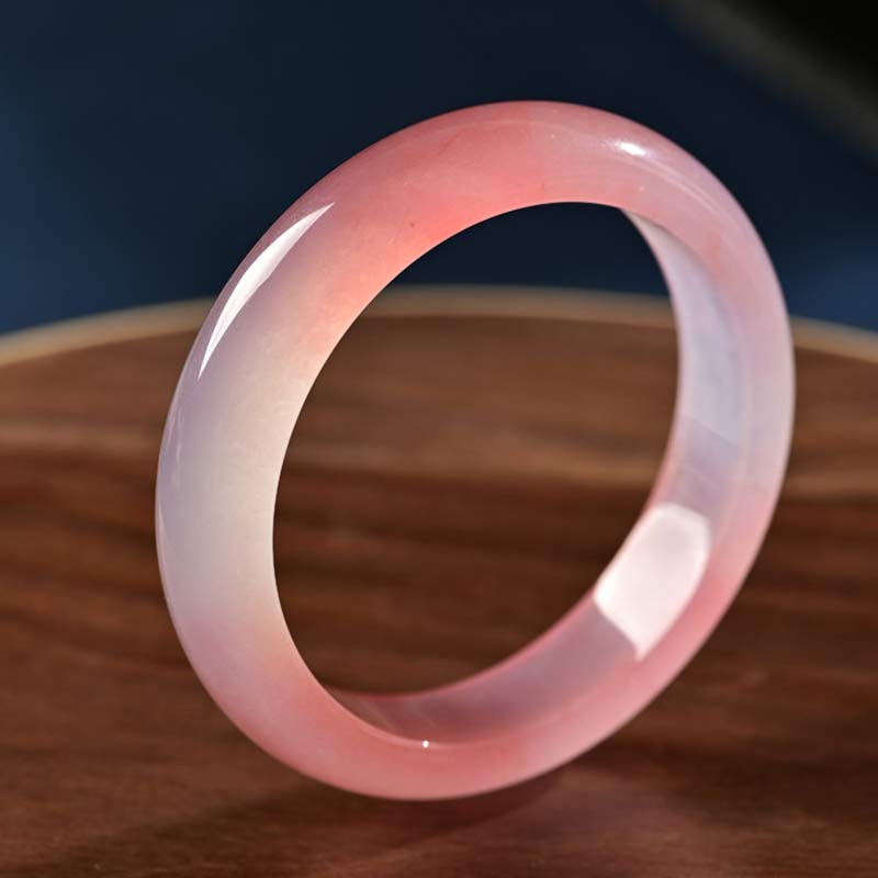 Rosenquarz Armband Kristall – Liebe & Energie polierter Stein glänzend