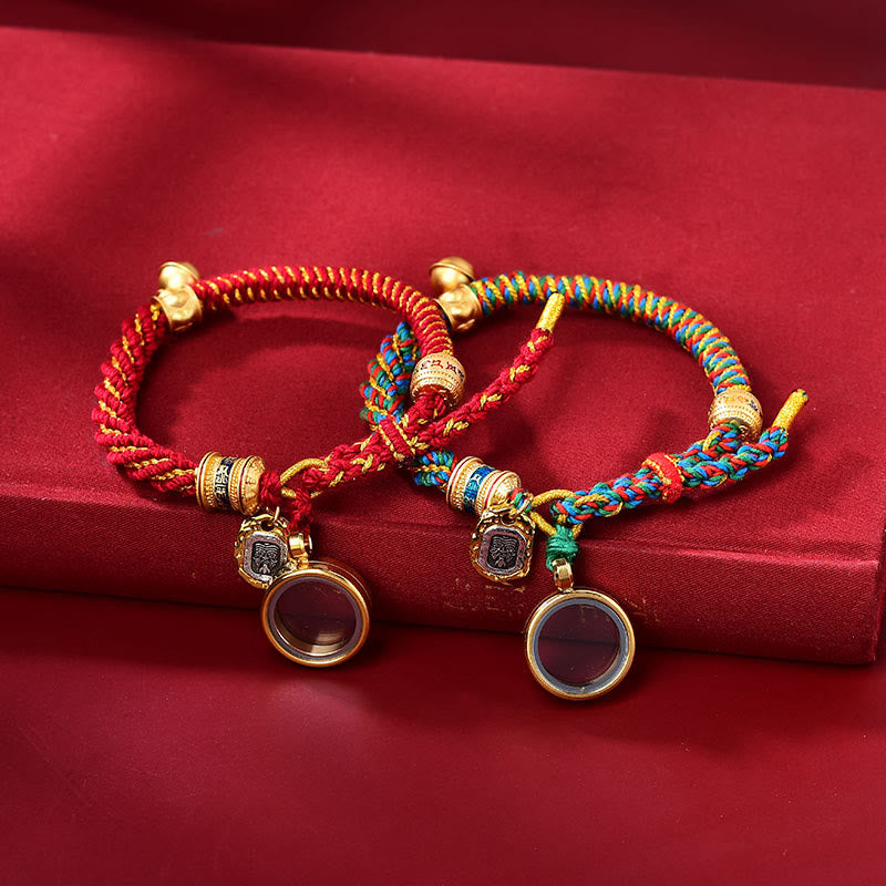 Armband Om Mani Padme Hum Mantra – Tibetisches Zakiram Glück & Reichtum