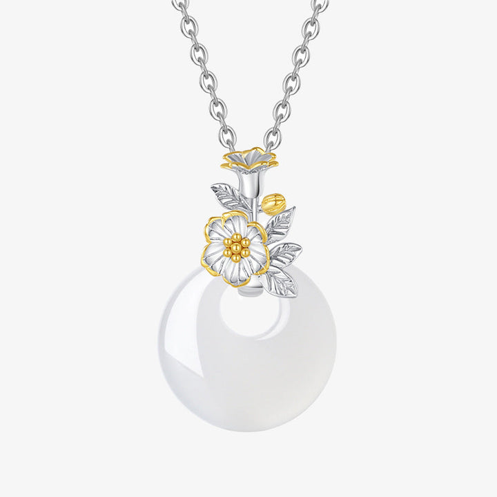 Kette Blüten Gold Harmonie Anhänger Schmuck