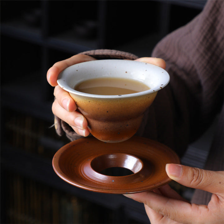 Teetassen Sets Planet Design Keramik Untertasse Jupiter 160ml