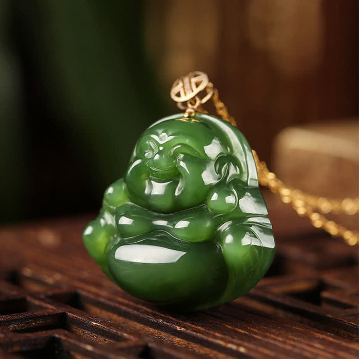 Hetian Jade Kette Buddha Erfolg
