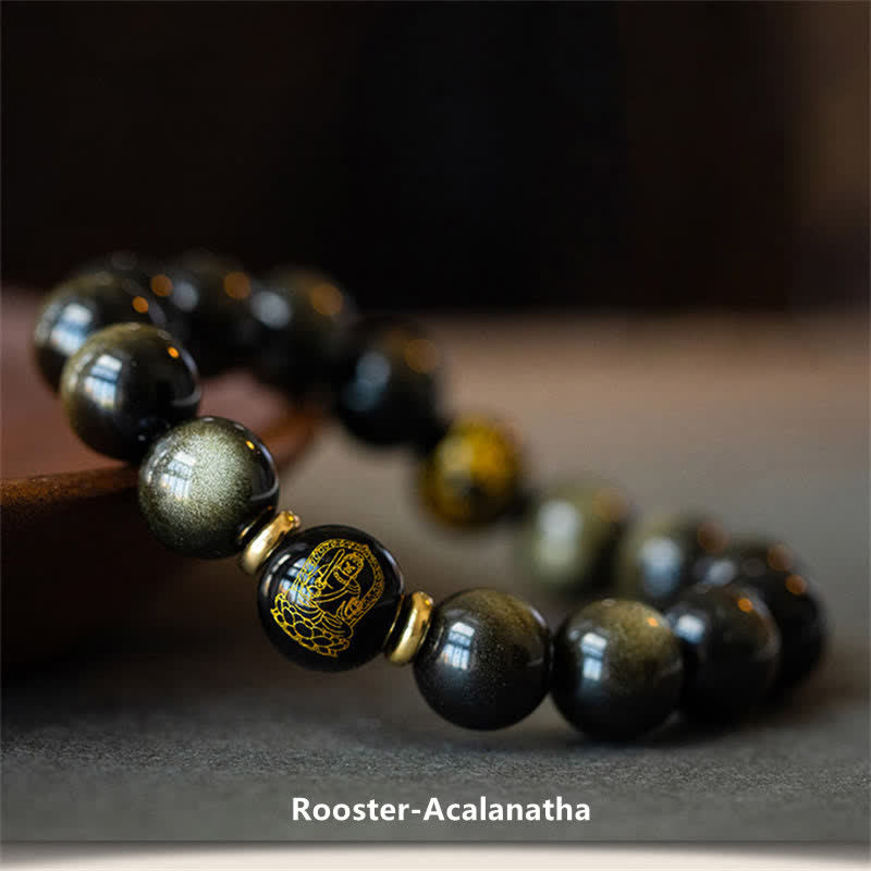 Armband Obsidian Chinesisches Tierkreis – Schutz & Wohlstand – Bild 18