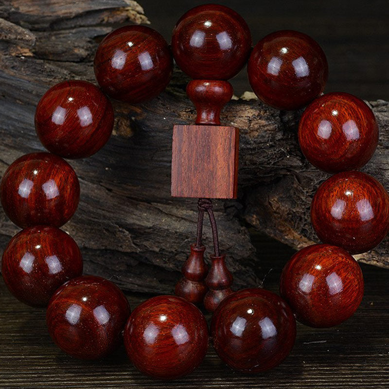 Armband Rotes Sandelholz – Tibetisches "Relaxation"