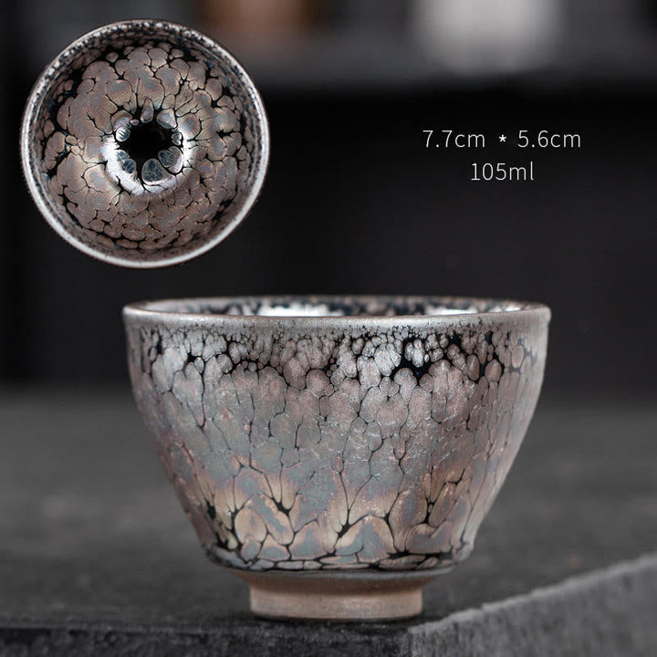 Teetasse Mit Untertasse Sakura Jianzhan Keramik Klein