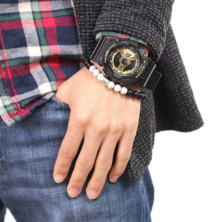 Armband Sternzeichen Weißer Türkis - Reichtum & Glück