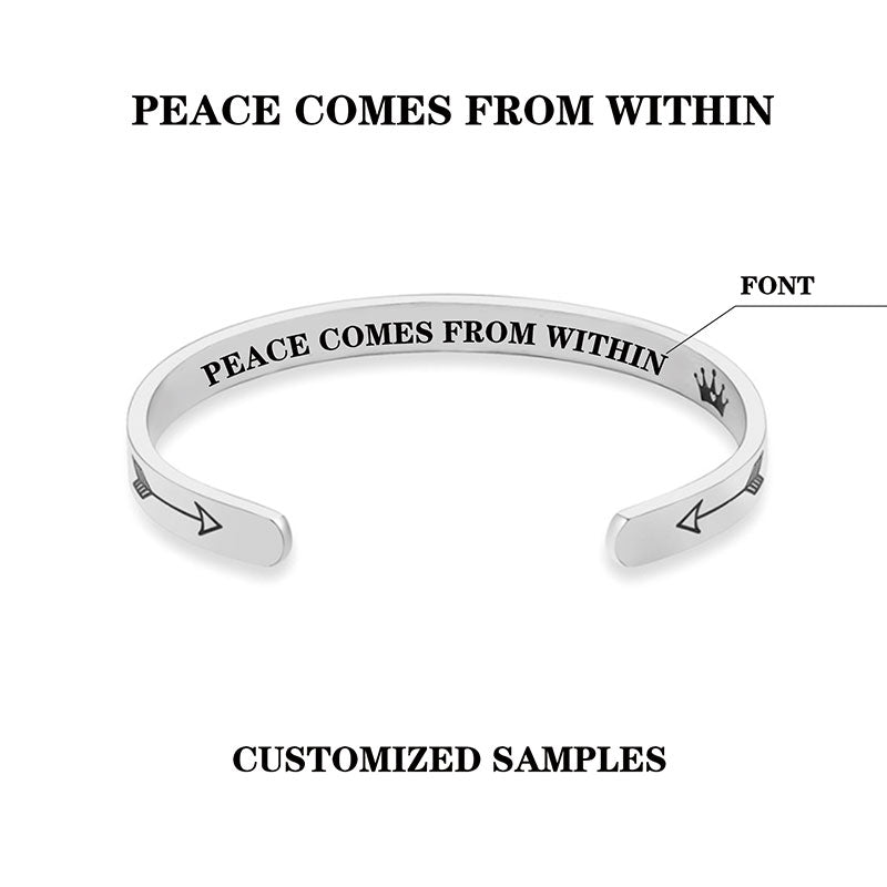 Armband Gravur Mantra – Persönliches Schutzarmband
