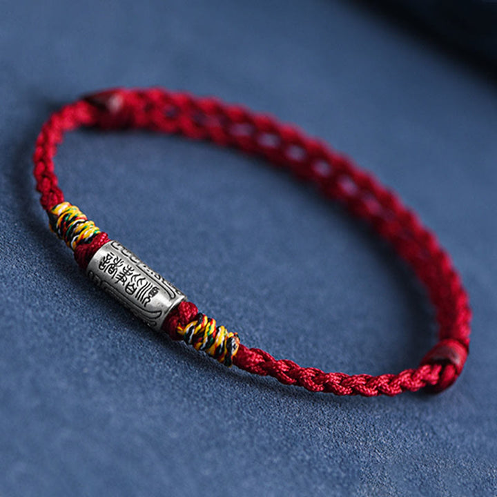 Rotes Armband 925 Silber – Schutz & Stärke mit Natursteinen elegant präsentiert