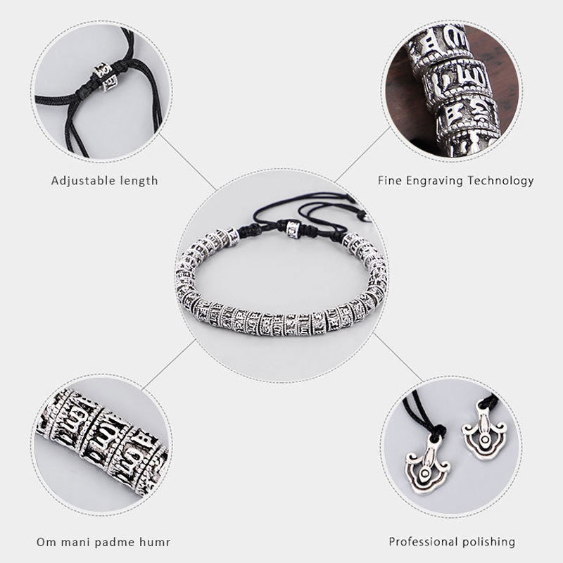 Armband Tibetisches Mantra Reinheit Handgemacht