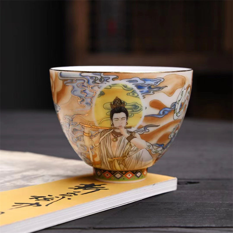 Teebecher Fliegende Apsara Dunhuang Keramik Dunhuang Fliegende Apsara 120ml