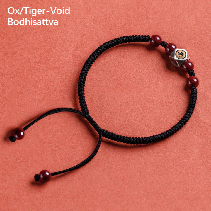 Armband 925 Silber Zinnober Chinesisches Tierkreis – Ruhe