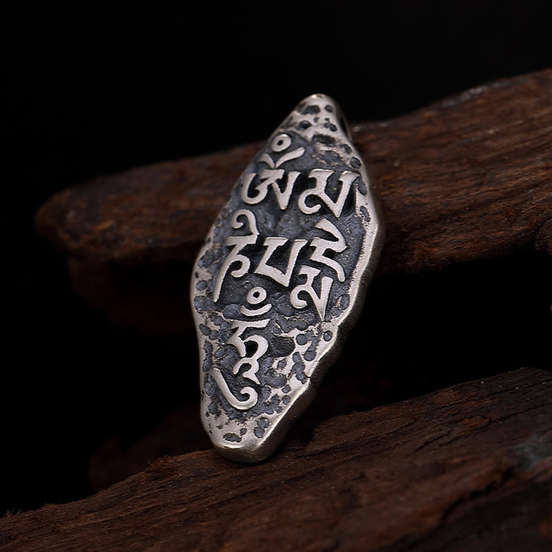 Kette Vajra – Segen – Bild 14 – Silberner Vajra Anhänger mit Mantras, Segen Kette Schmuck