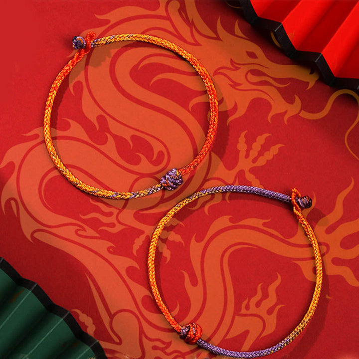 Armband Bunt Lila Gold Rot