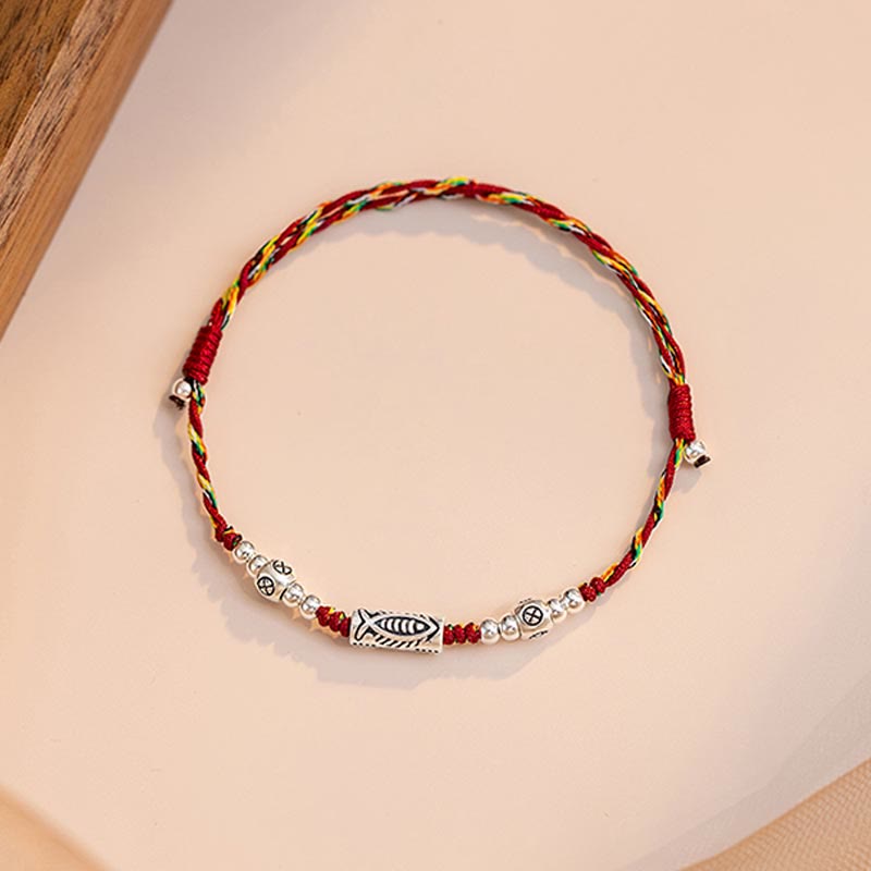 Armband Fußkette Silber Koi Fisch – Glück & Ausdauer