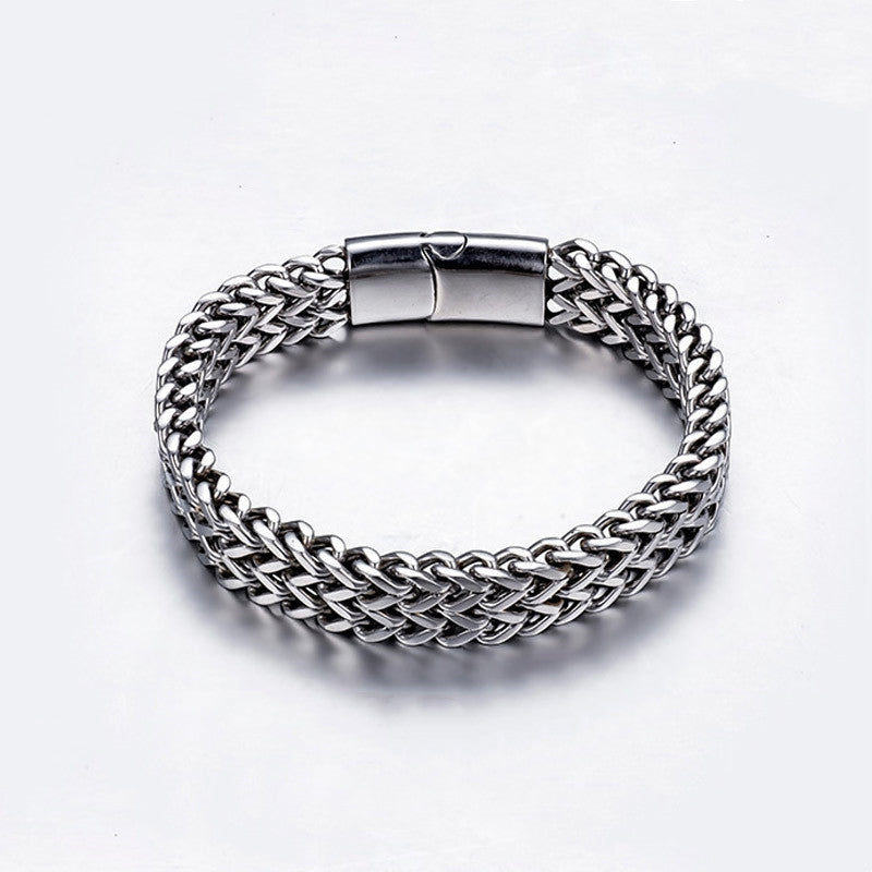 Armband Fischschuppen Magnetverschluss Titanstahl - Balance