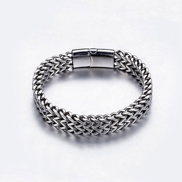Armband Fischschuppen Magnetverschluss Titanstahl - Balance