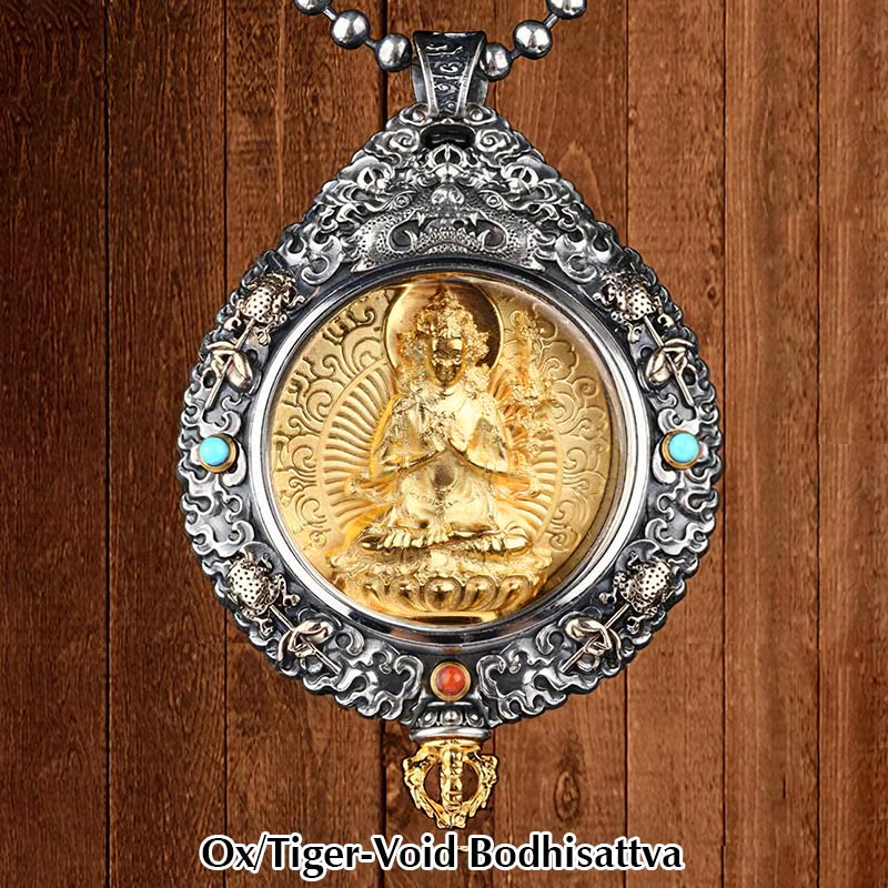 Anhänger Kette Tibetischer Jade Geburtsgott | Zen Spirit