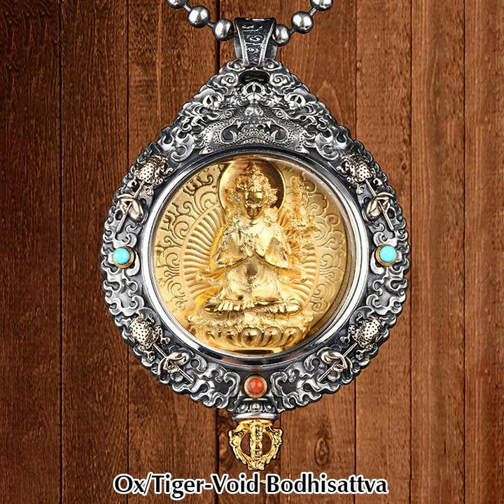 Anhänger Kette Tibetischer Jade Geburtsgott | Zen Spirit