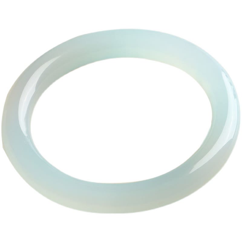 Armband Aquamarin – Segen Energie hellblauer Stein elastisch getragen