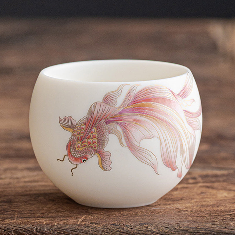 Teetasse Roter Koi-Fisch 150ml