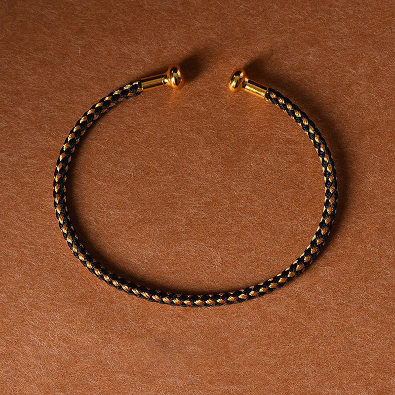 Glücksarmband Handgemacht Geflochtenes Band Cuff
