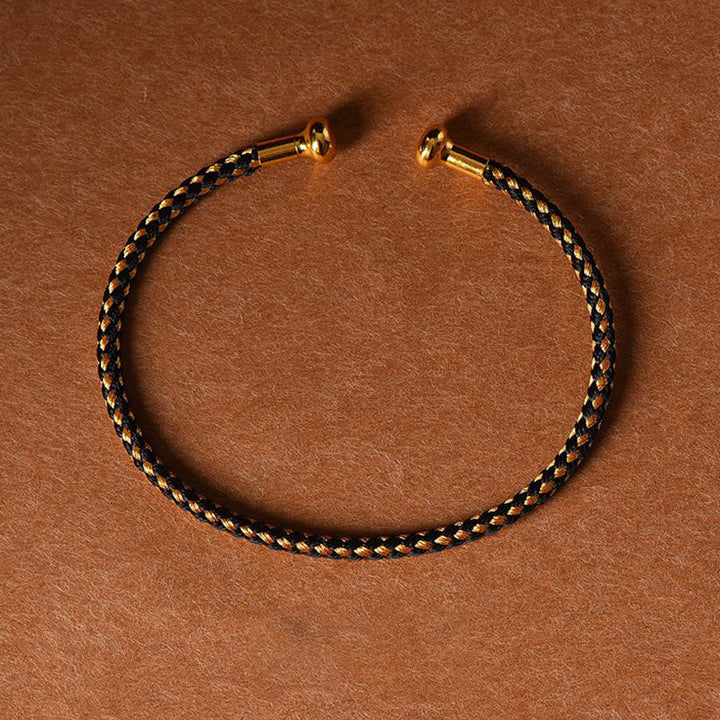 Glücksarmband Handgemacht Geflochtenes Band Cuff