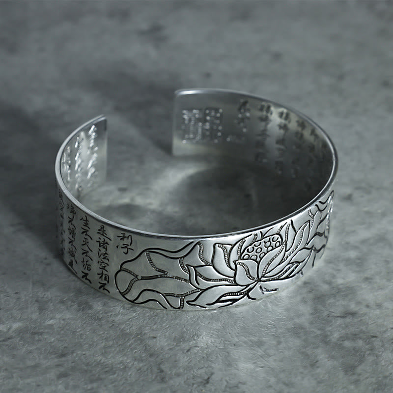 Armband Lotus Tibetische 925 Silber Glück