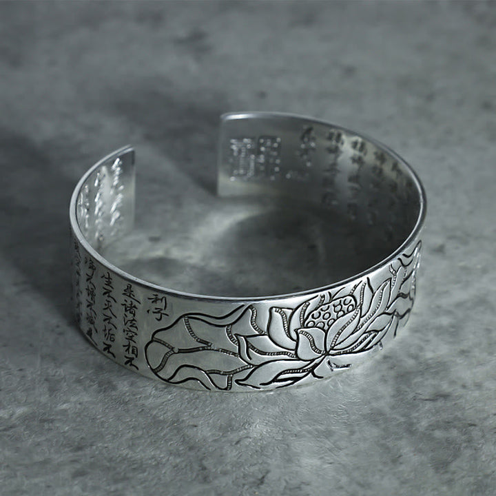 Armband Lotus Tibetische 925 Silber Glück