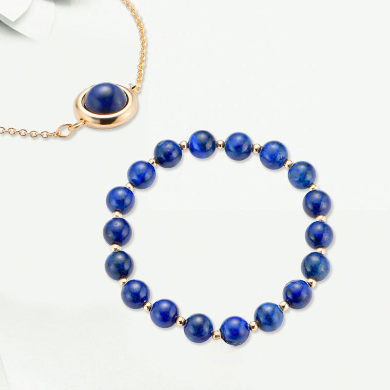 Armband Sonnenstein Rosenquarz Kristall - Positive Energie