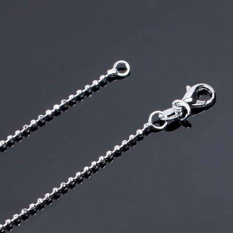 Kette Kristall Engelsflügel – Glück & Segen – Bild 20 – Silberkette Kugelkette mit Karabiner Verschluss glänzend Schmuck