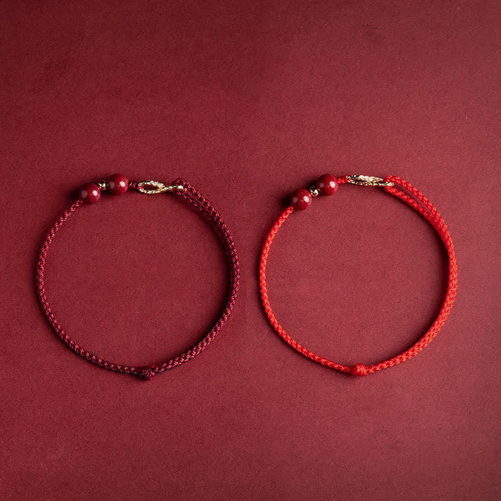 Armband Rotes Band Gold Infinity Symbol