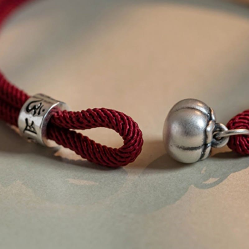Armband 925 Silber Om Mani Padme Hum – Schutz & Glück & Energie