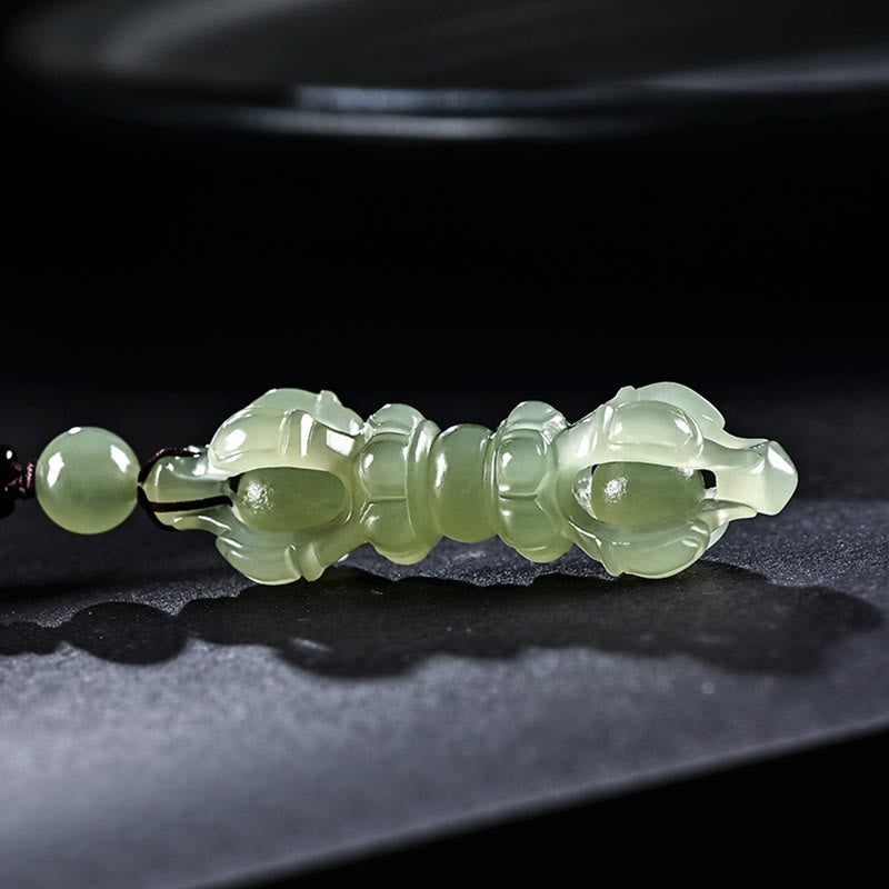 Hetian Jade Anhänger Kette Erfolg Natur Ruhe