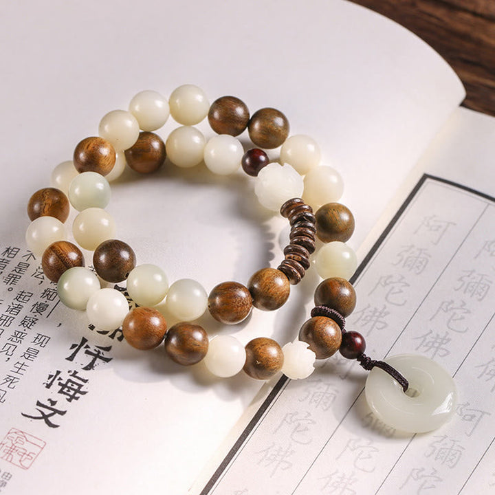 Armband Sandelholz Bodhi Lotus – Frieden & Harmonie