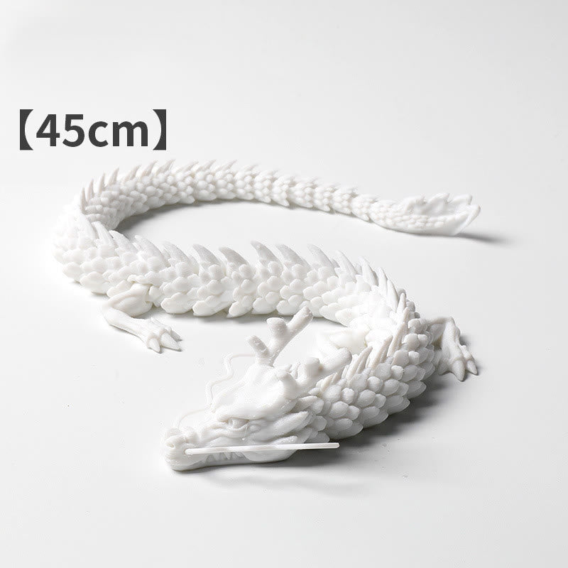 Drachen Figur Leuchtend Feng Shui Weißer Drache
