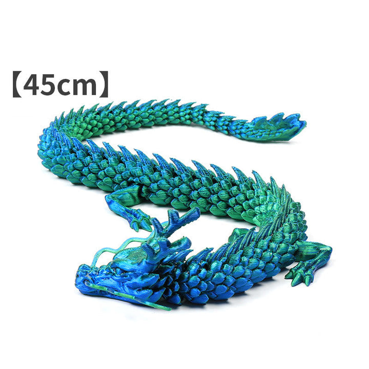 Drachen Figur Leuchtend Feng Shui Grüner Drache