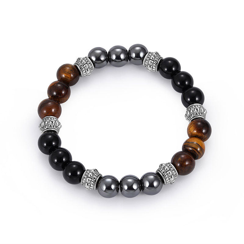 Armband Tigerauge Hämatit Glück Heilung