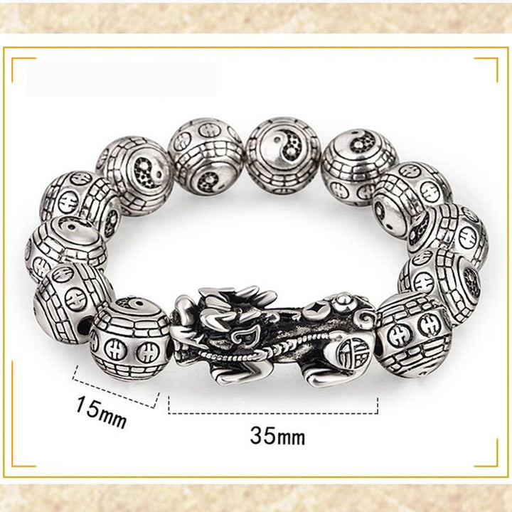 Armband Silber Pixiu "Wohlstand" Feng Shui