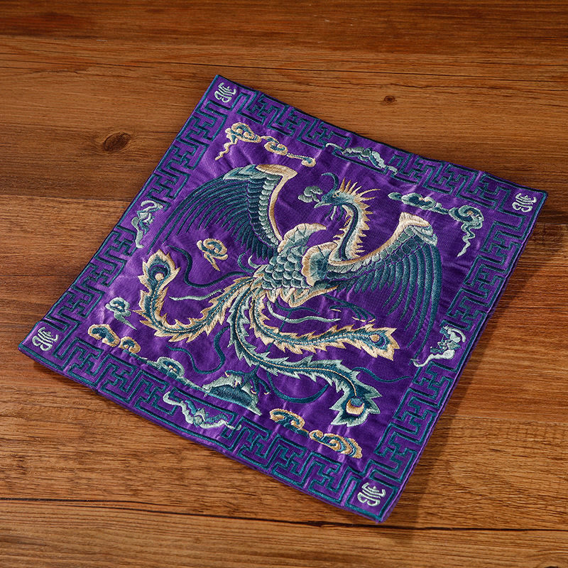 Tee Untersetzer Kranich Phönix Drache Kirin Violetter Phönix