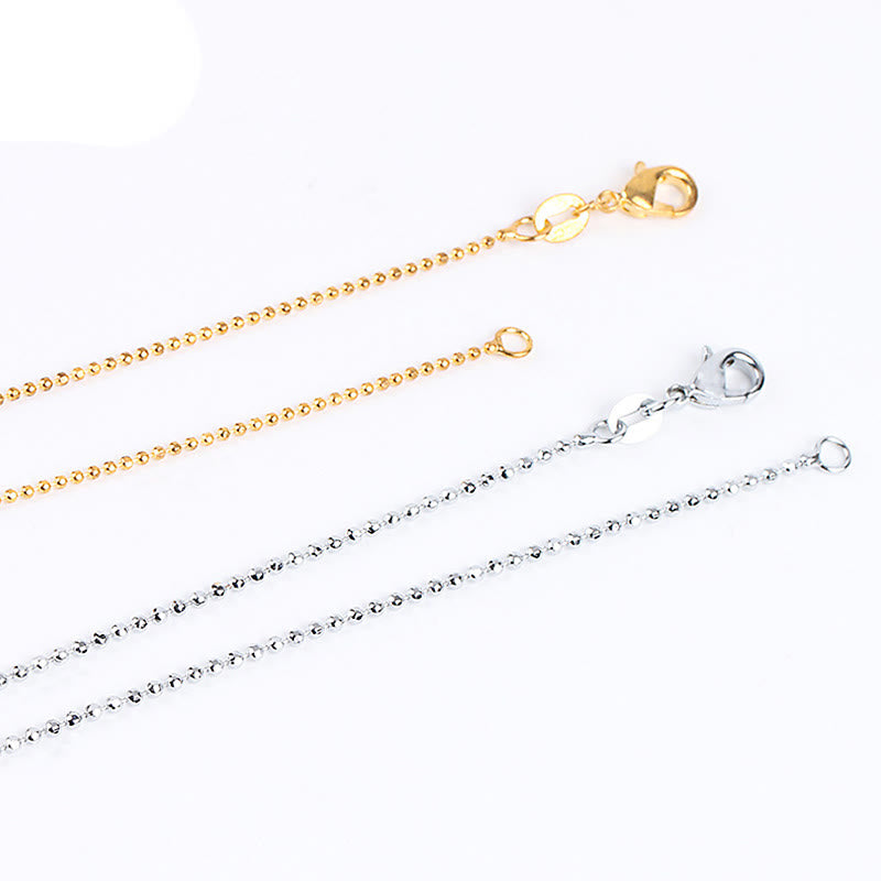 Goldene und silberne Ketten mit Karabiner-Verschluss Quarz Lebensbaum