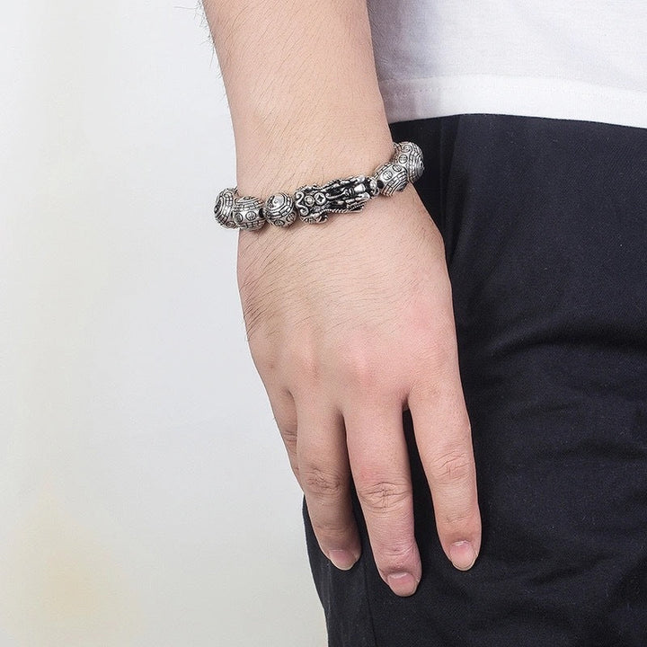 Armband Silber Pixiu "Wohlstand" Feng Shui