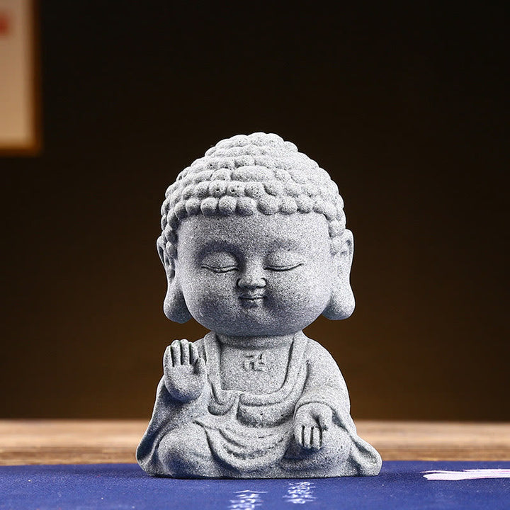Buddha Meditation Betend Mitgefühl Buddha mit erhobener Hand