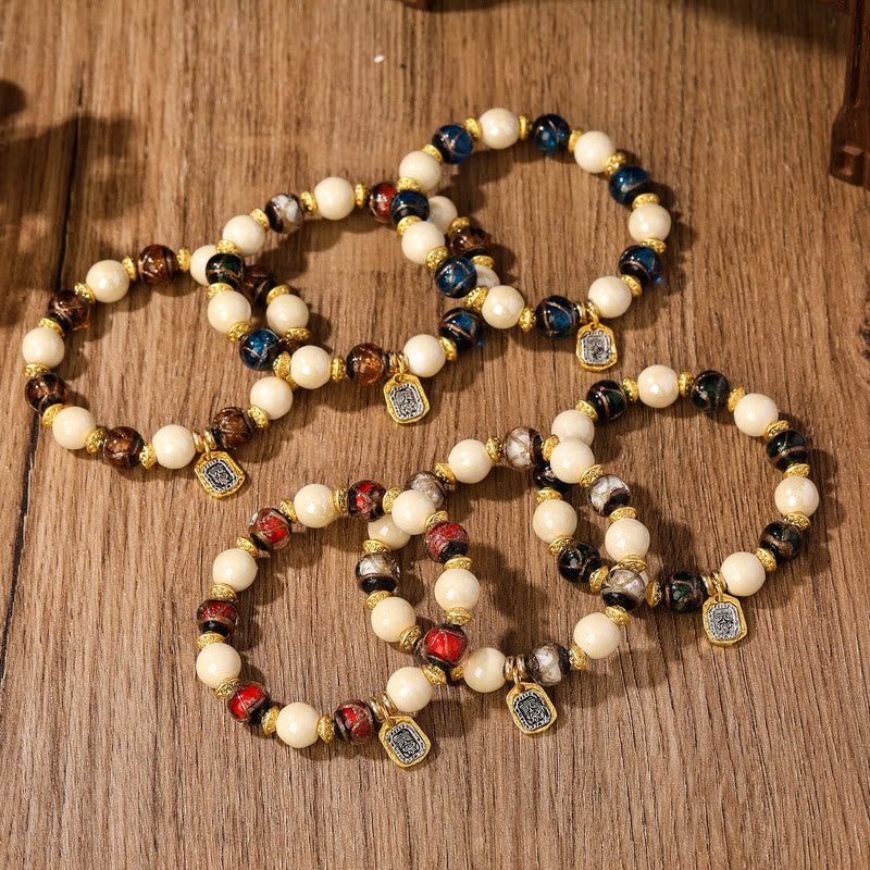 Armband – Schutz & Wohlstand & Balance mit Perlen und Natursteinen elegant.
