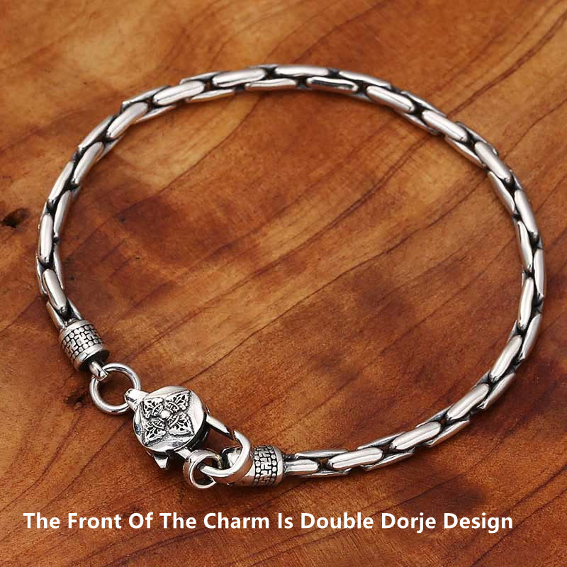 Armband Tibetisches Swastika «Dorje Vajra Om Mani»